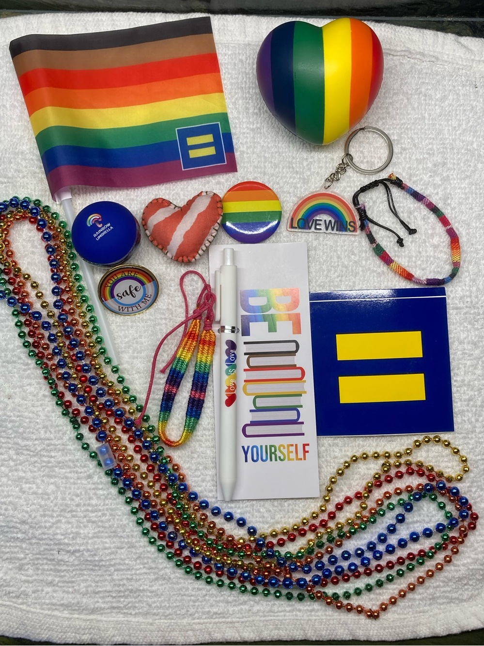Pride Rainbow Kit Multicolor Home Party Supplies